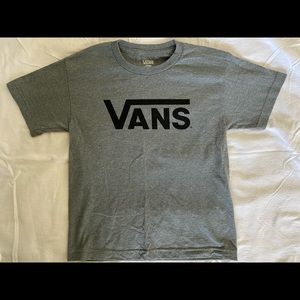 Gray Vans Logo “Baby” Tee